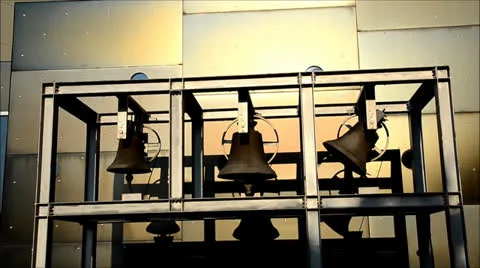 Three Churchbells Stock Footage 25393224