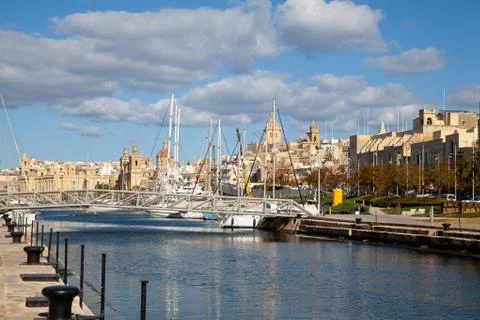 Three cities, Malta Stock Photos