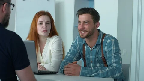 Three co-workers in office Stock-Footage 93864972