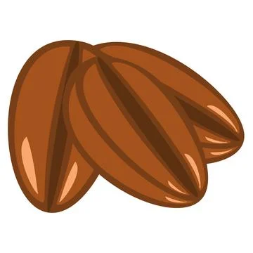 Three coffee beans Иллюстрация