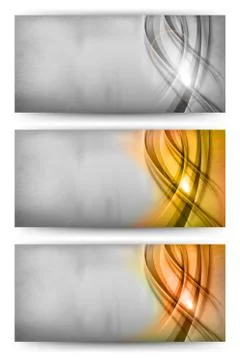 Three color card 스톡 일러스트