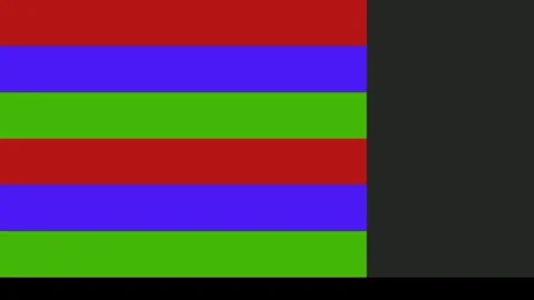 Three color progrees bar large animation Stock Footage 313136612