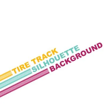 Three Color tire text Stock Illustration