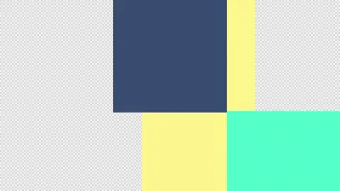 Three color video wipe transitions with alpha channel, in blue, yellow and green Stock Footage 163923104