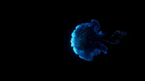 Three colored flashover, abstract moving fluids Vidéo 128124621