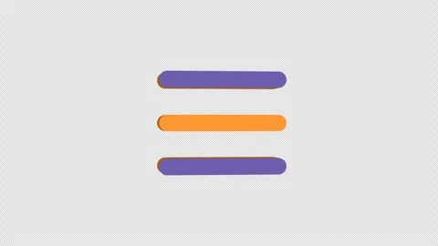 Three colorful horizontal lines for versatile design projects Stock Footage 286705792