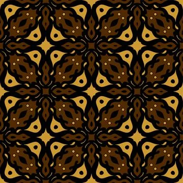 Three colors pattern ornament background. Ethnic seamless ready for print Stock Illustration