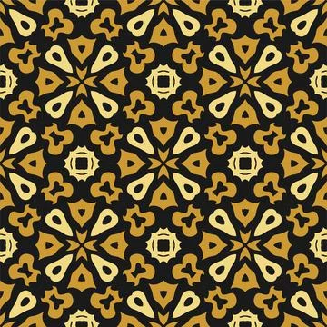 Three colors pattern ornament background. Ethnic seamless ready for print Stock Illustration