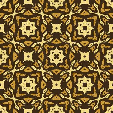 Three colors pattern ornament background. Ethnic seamless ready for print Stock Illustration