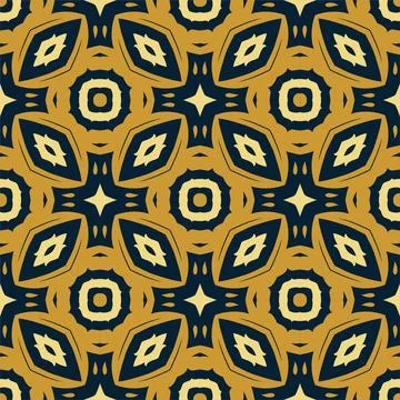 Three colors pattern ornament background. Ethnic seamless ready for print Stock Illustration