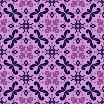 Three colors pattern ornament shape. Simple seamless abstract background Stock Illustration