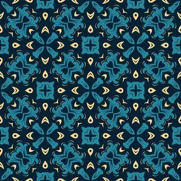 Three colors pattern ornament shape. Simple seamless abstract background Illustrazione stock