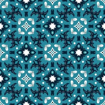 Three colors pattern ornament shape. Simple seamless abstract background Stock Illustration