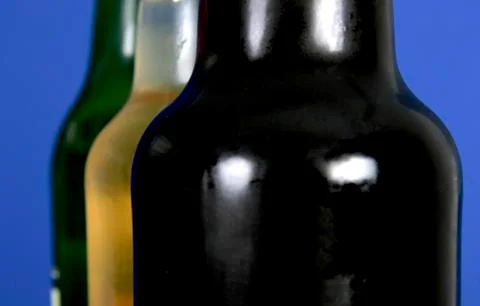 Three colours of beer Stock Photos