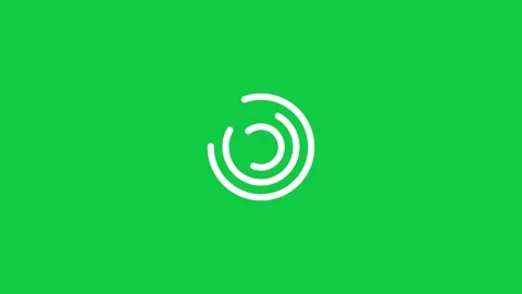 Three concentric arcs rotating at different speeds loading animation 스톡 동영상 348279819