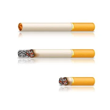 Three condition of ciga Stock Illustration