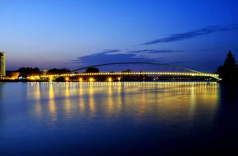 Three Countries Bridge Stock-Fotos