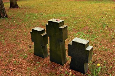 The Three Crosses Stock Photos