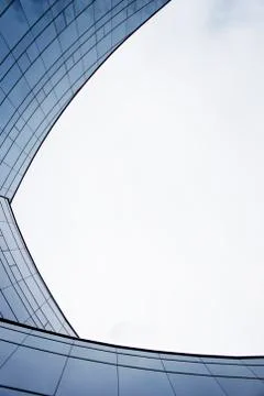 Three curve arc wall Stock Photos