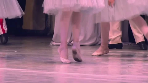 Three Dancers Ballet 4K TZ Stock Footage 280409132