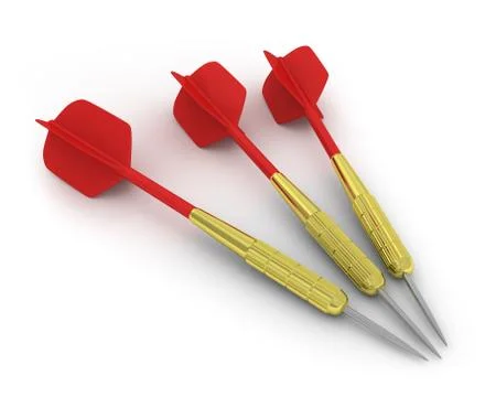 Three darts Stock Illustration