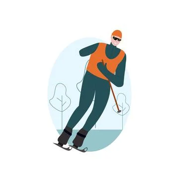 Three december world day of disabled people vector logo design. A man without an Stock Illustration