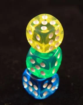 Three Dice Stock Photos