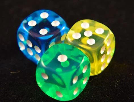 Three Dice Stock Photos
