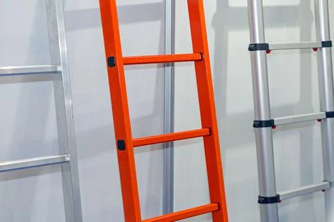 Three Different Ladders Stock Photos