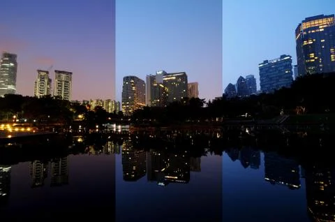 Three Different Time Foto stock