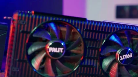 Three different video cards in order to upgrade. Evolution and improvement of Stock Footage 278830358