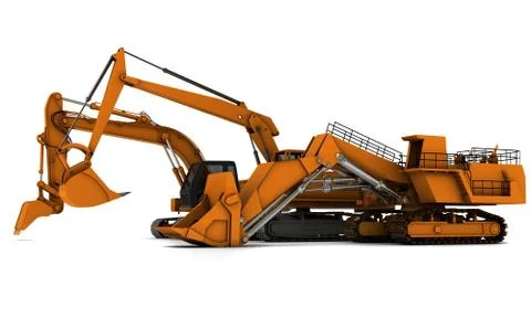 Three diggers Stock Photos