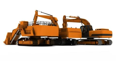 Three Diggers Stock Photos