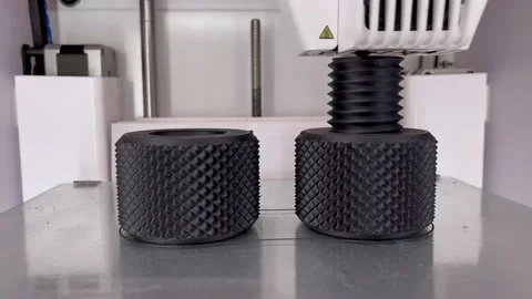 Three dimensional 3d printer working at 3d printing lab. Stock Footage 219693758