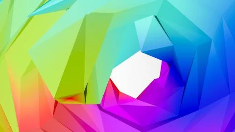 Three-dimensional abstract background. 3D rendering Illustrazione stock