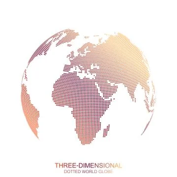 Three-dimensional abstract background planet. Virtual background communication 스톡 일러스트