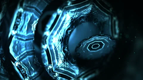 Three dimensional abstract motion graphics Stock Footage 57386643