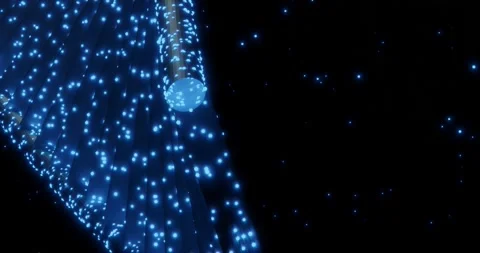 Three-dimensional animation in conceptual representation of double helix sp.. Stock Footage 229640481