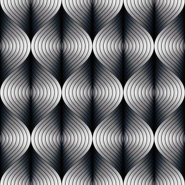 Three dimensional background with stacking pattern. Stock Illustration