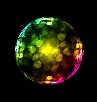 Three-dimensional colorful sphere design Three-dimensional colorful sphere... Stock Photos