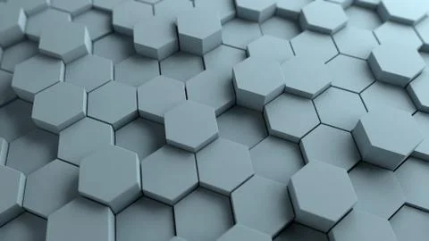 Three-dimensional combs background 3d illustration Stock Photos