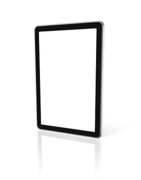 Three dimensional computer, digital tablet pc, tv screen Stock Illustration