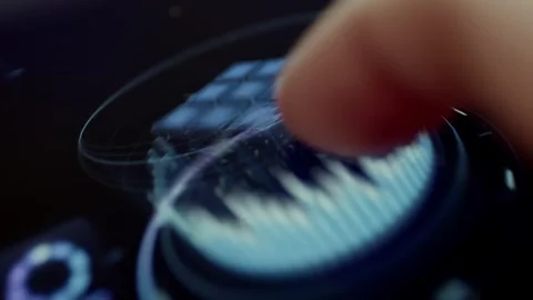 Three Dimensional Data Dashboard on Mobile Device Stock Footage 341872441