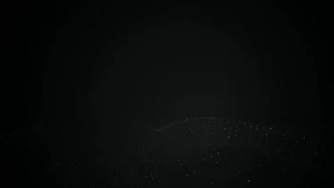 A three dimensional digital wave grid rolls in a seamless loop Stock Footage 340957089