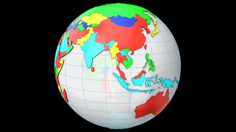 Three dimensional earth Stock Footage 121205687