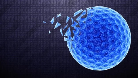Three-dimensional golfball isolated on binary background. Stock Footage 237448246