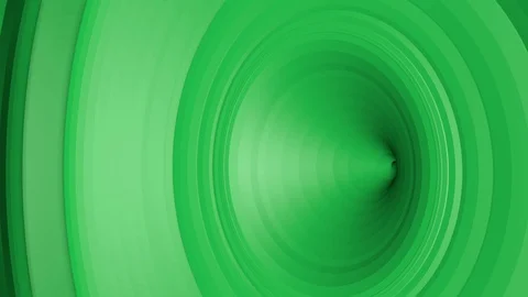 Three-dimensional green figure deformed by circular waves. abstract background.  Video stock 100524083