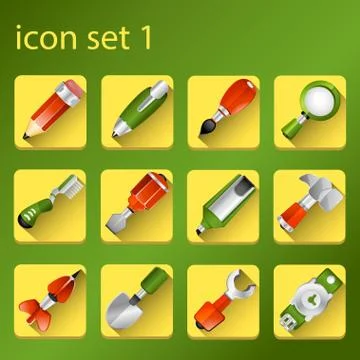 Three-Dimensional Icon Stock Illustration