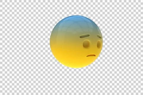 Three dimensional image of sad emoticon Stock Photos