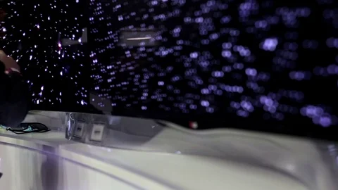 The three-dimensional an image at the TV Stock Footage 70935457